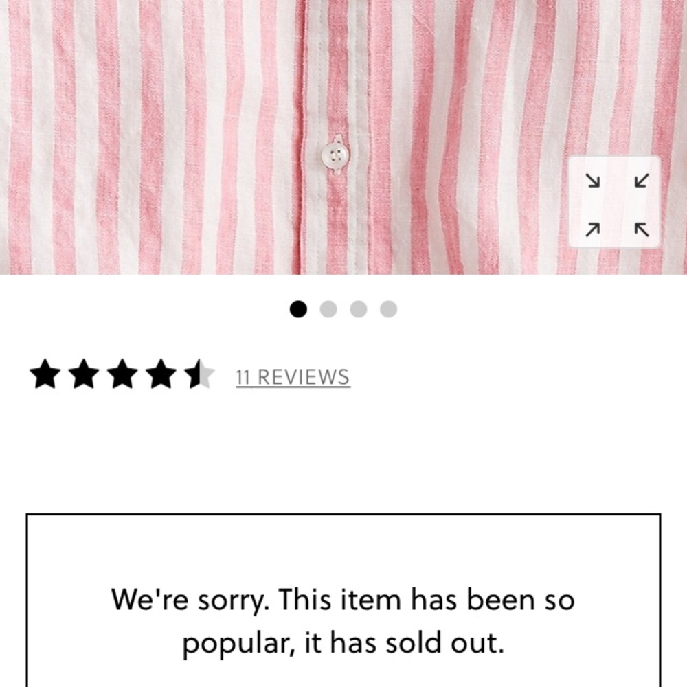 J. Crew Tie waist linen button down shirt - Picture 7 of 7